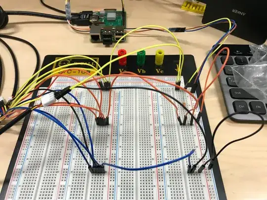 Breadboard with 5 sensors - doesn't work