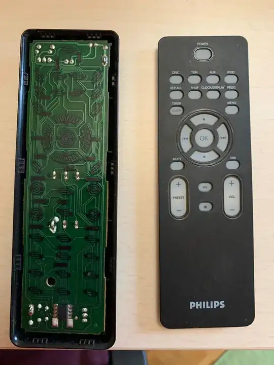 This is what there is under the buttons