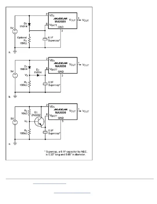 Large Capacitor Replaces Backup Battery