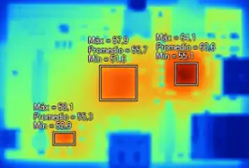 Thermal Image of the RPi