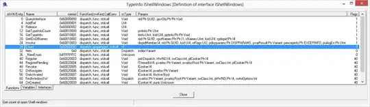 <code>IShellWindows</code> vtable in COMView