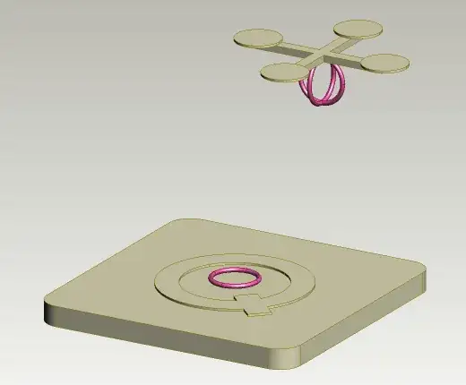 Quad copter landing pad