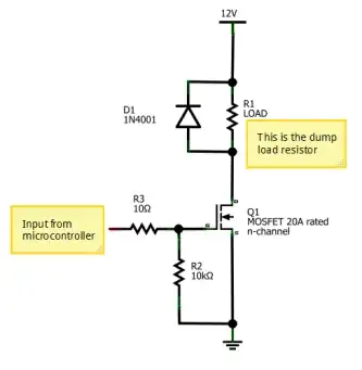 Example MOSFET switch