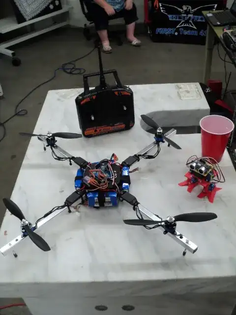 A Maker Faire quadcopter in Garden City, Idaho