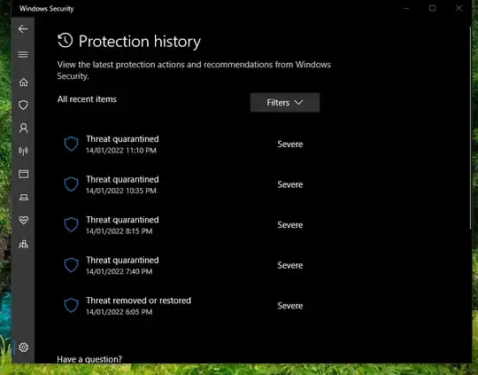 5 quarantine attempts of same issue