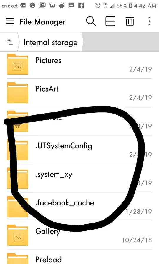 This is the first folder I opened