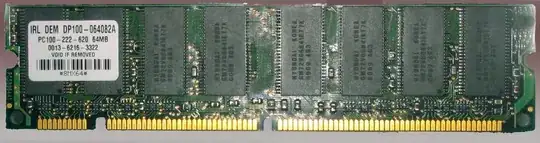 SDRAM stick