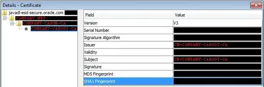 Censored SSL Certificate