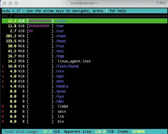 ncdu - TUI disk usage browser