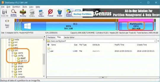 ext4 partition in DiskGenius