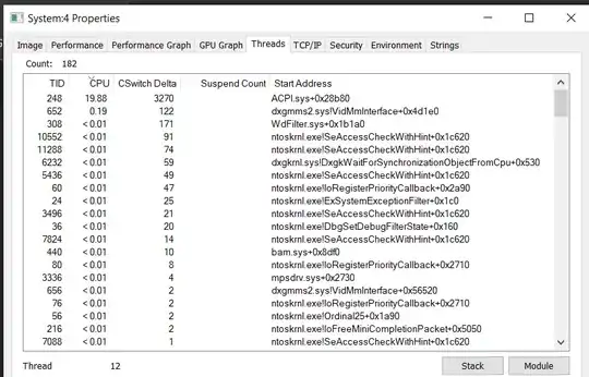 process explorer screenshot