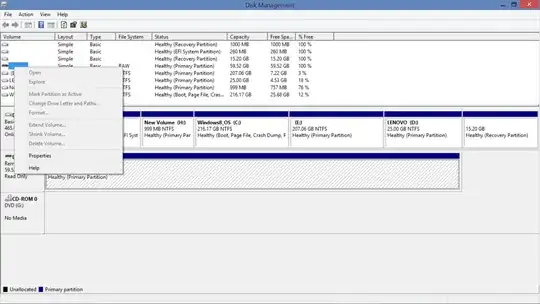 Options grayed out on right-clicking the USB disk