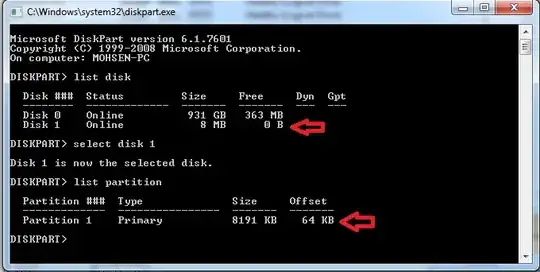 this is the view of diskpart