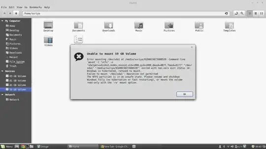 Unable to mount any windows partition