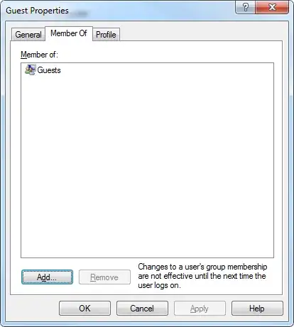 lusmgr guest member of