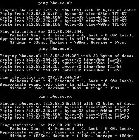 Top - WiFi on, Middle - WiFi off, Bottom - WiFi on.