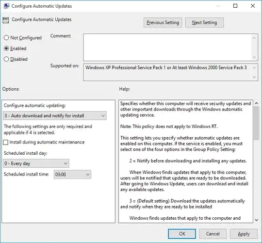 Configure Automatic Updates