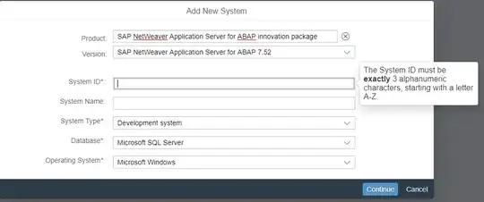Picture about the form from SAP Launchpad