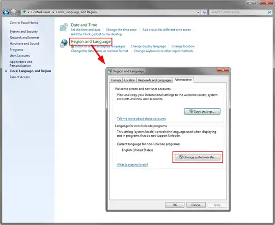 regional and language settings