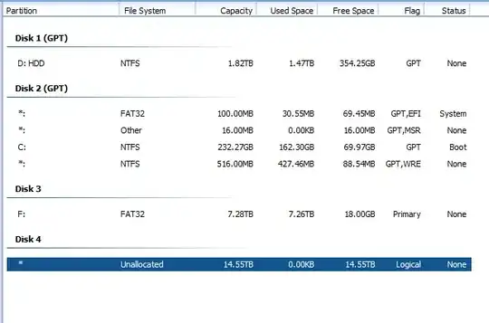 My friends being disk 3 and mine being disk 4