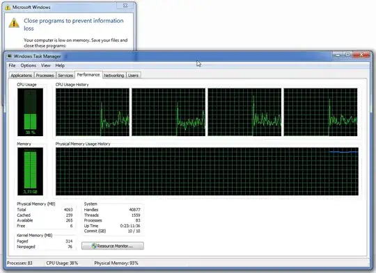 low memory error image