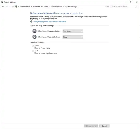 Choose what the power buttons do