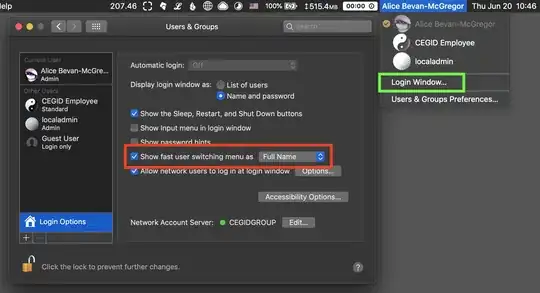 Enabling and using Fast User Switching.