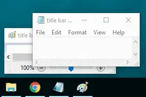 Hold left click on the title bar to make a window always-on-top
