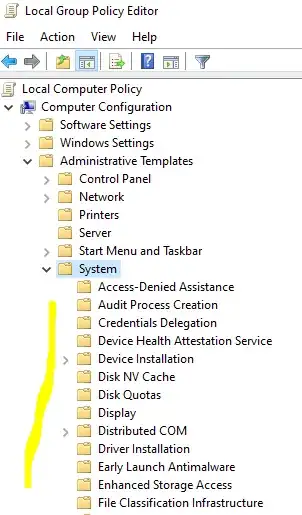 Device Guard option missing