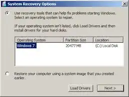 Windows 7 repair wizard