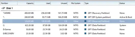 Partition manager screenshot