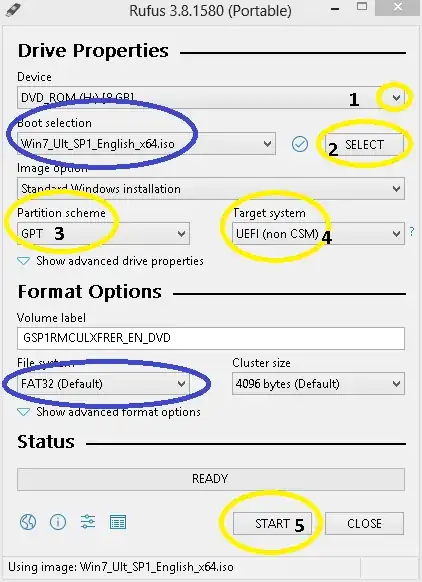 Rufus: Biggest file 4GB