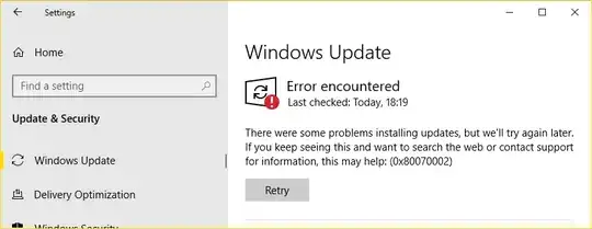 When trying to run Windows Update, expect an error. When trying to run Windows Update, expect an error.