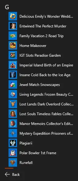 installed unexpected games