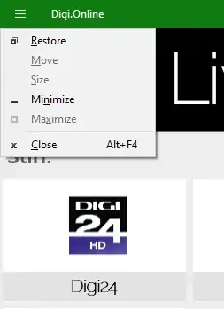 Digi.Online Context Menu