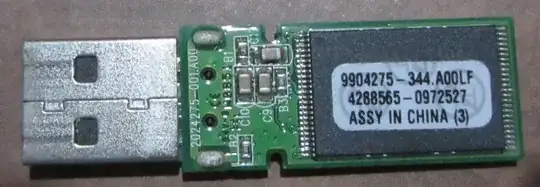 Back side of the pen drive