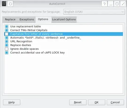 LibreOffice Calc: Capitalize first letter of every sentence