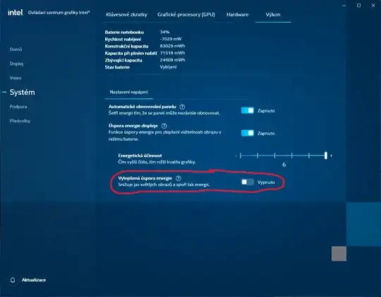 Intel Graphics Control Panel
