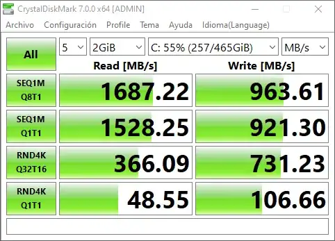 Picture 3 CristalDiskMark (spped)