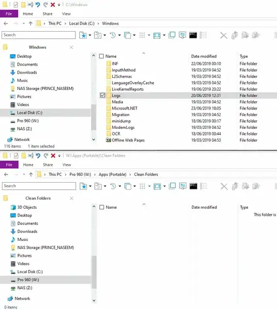 delete from explorer method