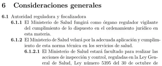 Enumerate hierarchy output