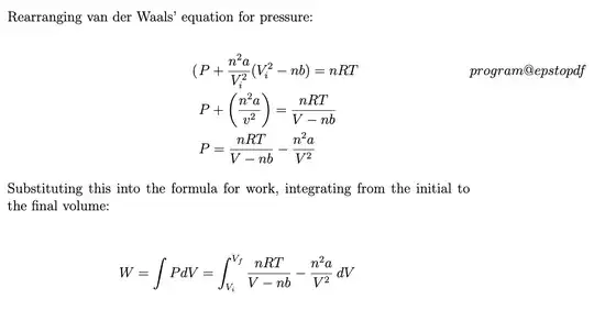 compiled version of the latex code
