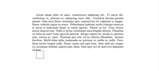 Horizontal positioning of a TikZ picture