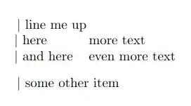 An example of the second MWE shows that the vertical lines are not aligned.