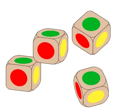 Dices with color sides