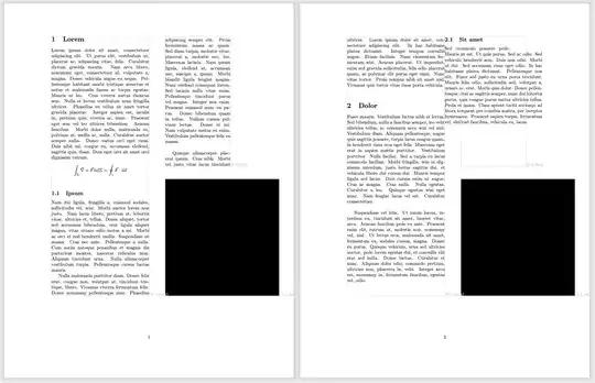 Example of how the system works and fails