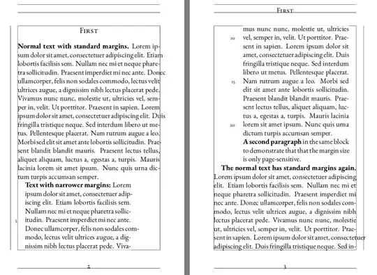 with tcolorbox, the margins are flexible and page-sensitive