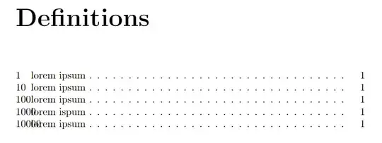 Result from the previous code