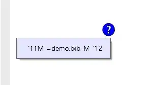 help icon with wrong text