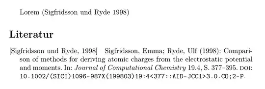 [Sigfridsson und Ryde, 1998] Sigfridsson, Emma; Ryde, Ulf (1998): Comparison of methods for deriving atomic charges from the electrostatic potential and moments. In: Journal of Computational Chemistry 19.4, S. 377–395. doi: 10.1002/(SICI)1096-987X(199803)19:4<377::AID-JCC1>3.0.CO;2-P.